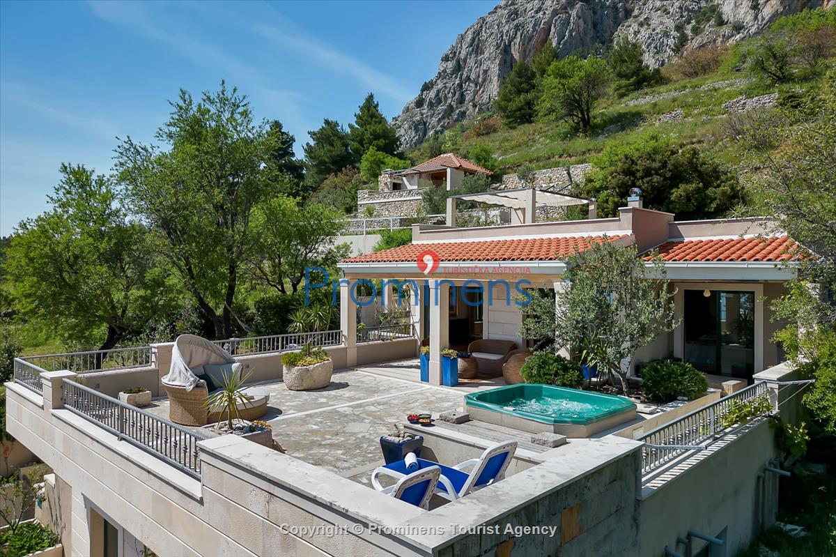 Ferienhaus mit Pool Villa Rita in Makarska - Kroatien im Naturpark Biokovo