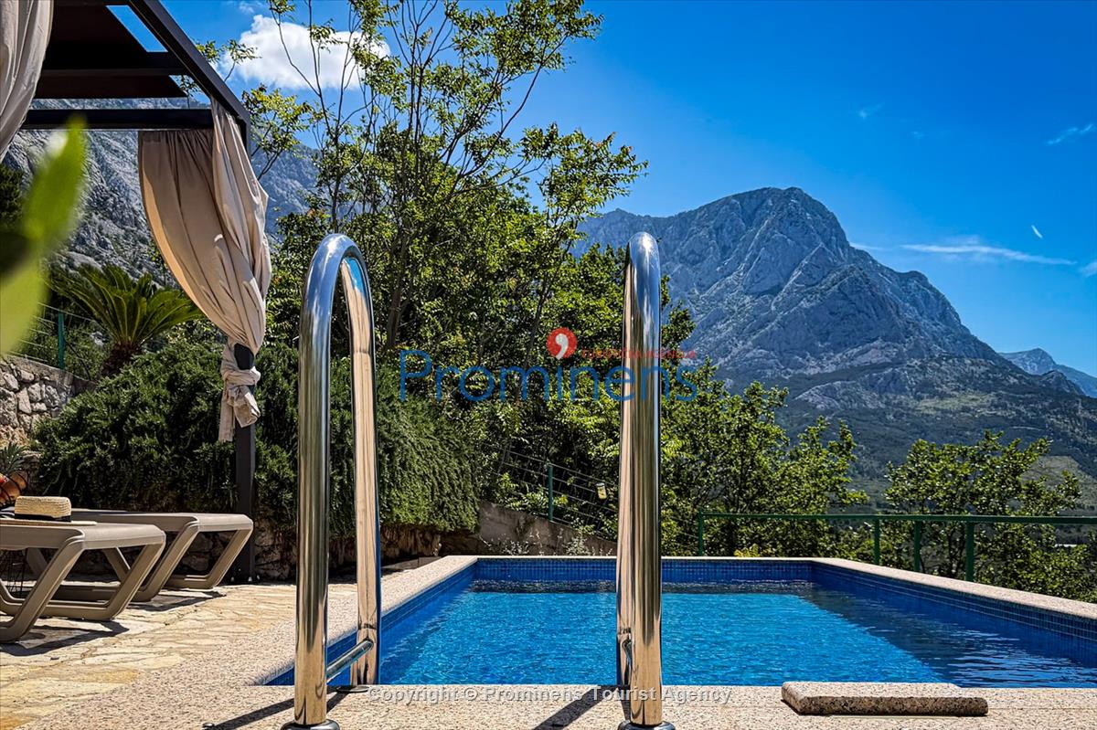 Ferienhaus Vista Mare – Pool, Meerblick, Baška Voda für 2 Personen