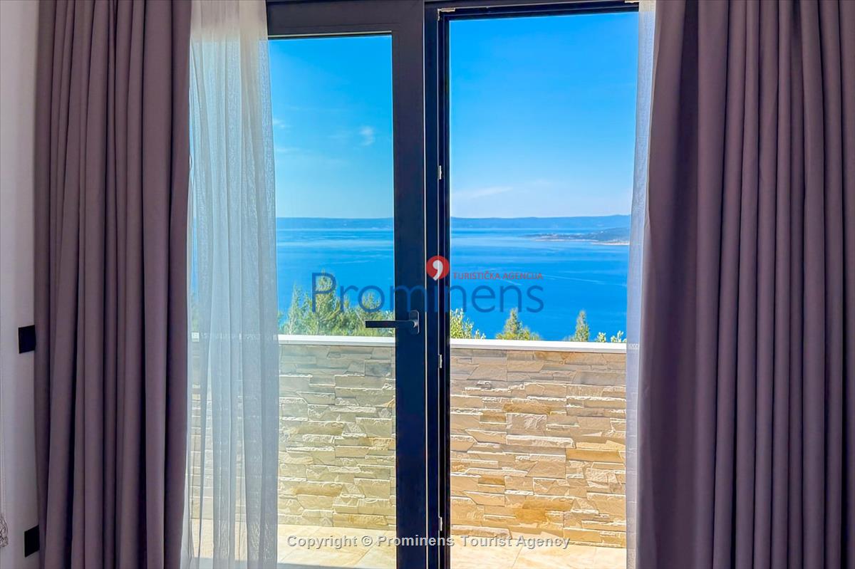 Ferienhaus Vista Mare – Pool, Meerblick, Baška Voda für 2 Personen