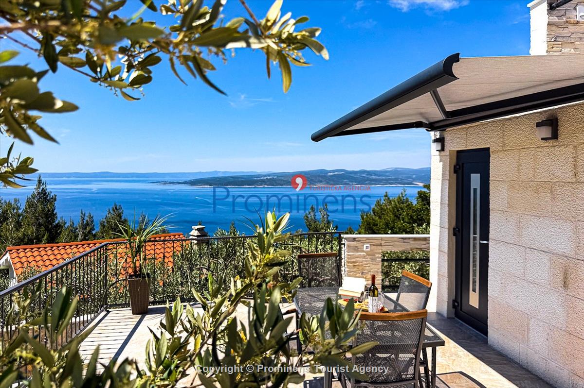 Ferienhaus Vista Mare – Pool, Meerblick, Baška Voda für 2 Personen
