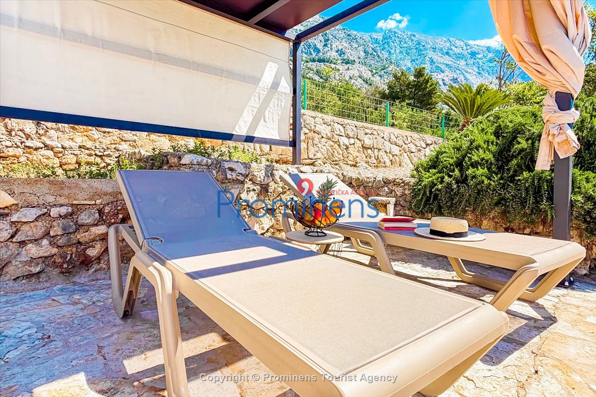 Ferienhaus Vista Mare – Pool, Meerblick, Baška Voda für 2 Personen