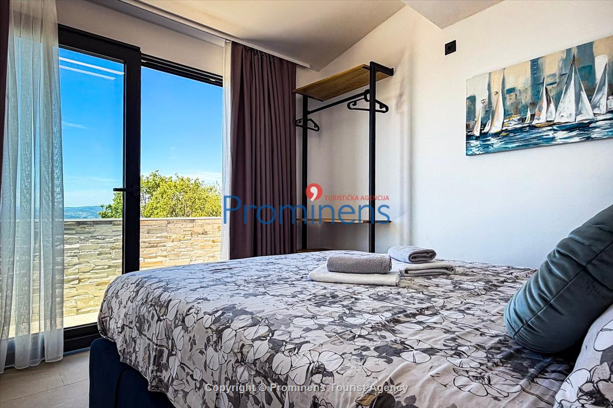 Ferienhaus Vista Mare – Pool, Meerblick, Baška Voda für 2 Personen