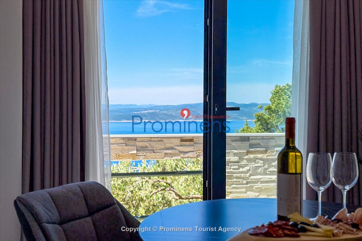 Ferienhaus Vista Mare – Pool, Meerblick, Baška Voda für 2 Personen