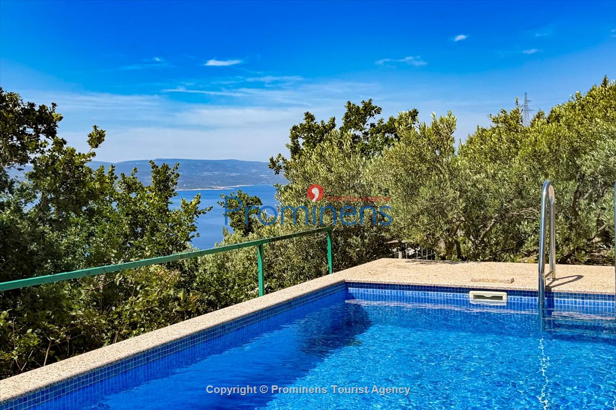 Ferienhaus Vista Mare – Pool, Meerblick, Baška Voda für 2 Personen