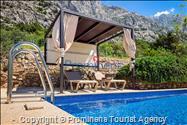Ferienhaus Vista Mare – Pool, Meerblick, Baška Voda für 2 Personen
