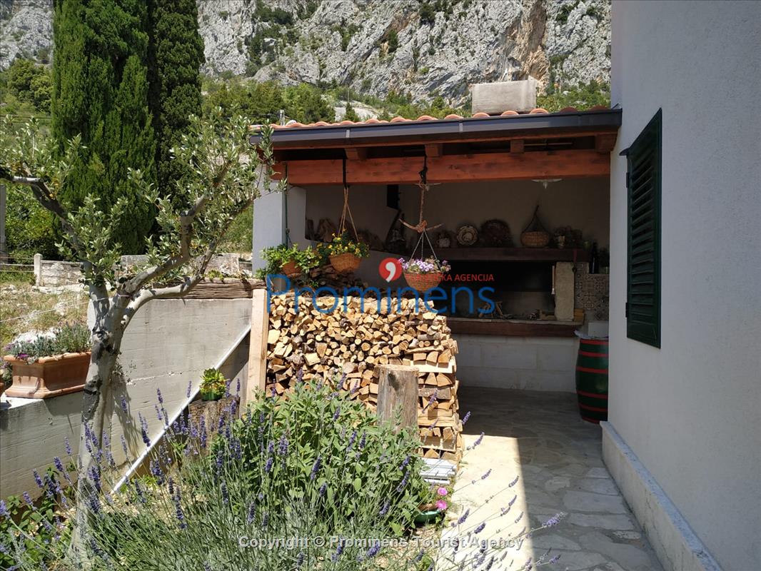 Ferienhaus Luka in Makarska mit Meerblick