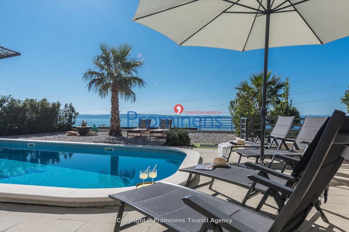 Ferienhaus Villa M mit Pool in Makarska mieten , Meerblick, Sauna & Fitnessraum,  Makarska Riviera Familienurlaub