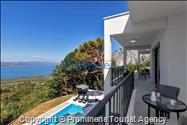 Modernes Ferienhaus Villa Alta Vista mit Pool  Meerblick bei Baska Voda  Makarska Riviera  